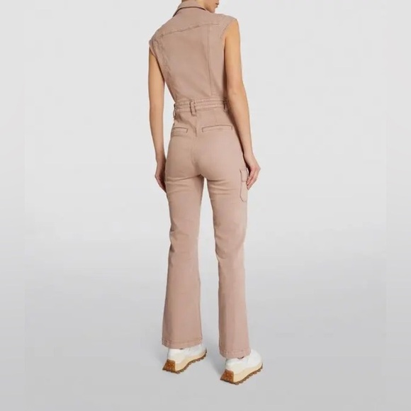 Paige Sloane Belted Utility Jumpsuit in Vintage Mauve Dune – Size 4 | NWT - Picture 6 of 10